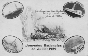 1929 journées nationales de juillet recto