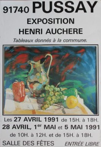 Affiche exposition Auchère