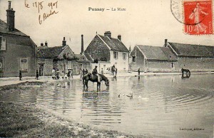 La mare - cachet de la poste 19 août 1909