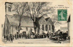 Le marché place de l'église