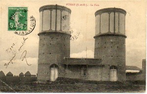 Le puits - carte postée en 1913