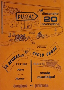 affiche 1 er cyclo cross