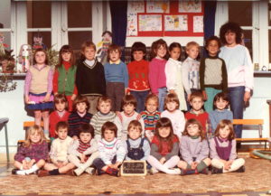 1983 - 1984 - Ecole maternelle - moyens grands - Mme Annie Boué