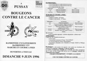 1996 Course contre le cancer