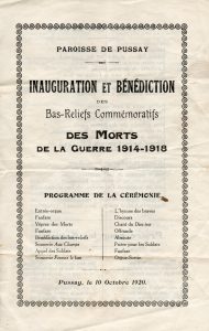 1920 - Inauguration Bas Relief 1